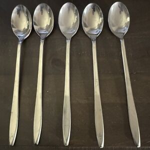 Insico Nassau Iced Tea Spoons - Stainless Steel USA International Silver Co-5